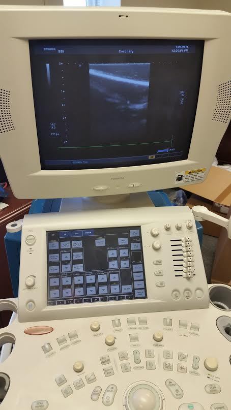 Toshiba High Frequency Linear/Vascular PLT-1202S Probe Transducer DIAGNOSTIC ULTRASOUND MACHINES FOR SALE
