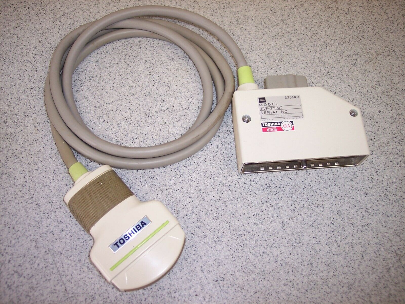 Toshiba PVF-375MT Convex Array Ultrasound Transducer DIAGNOSTIC ULTRASOUND MACHINES FOR SALE