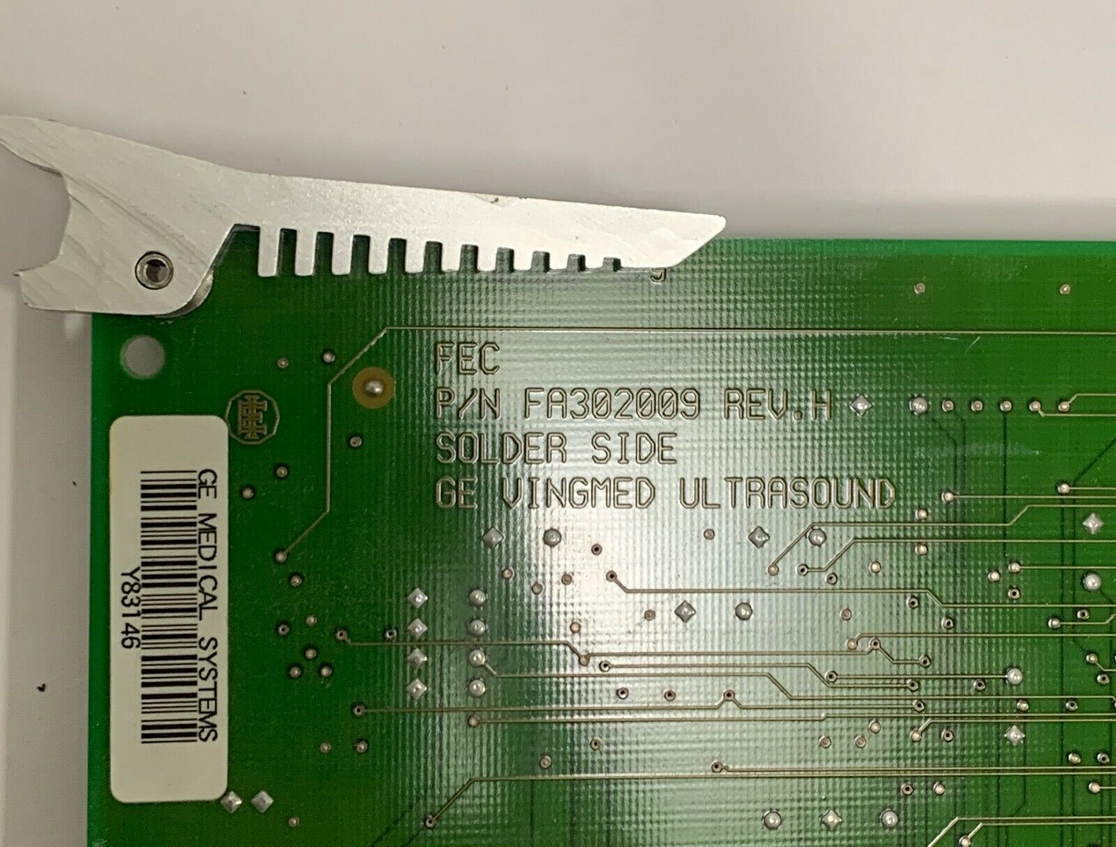 GE ULTRASOUND VIVID 3 Front  End Controller Board FA200764-I/FA302009 REV H DIAGNOSTIC ULTRASOUND MACHINES FOR SALE