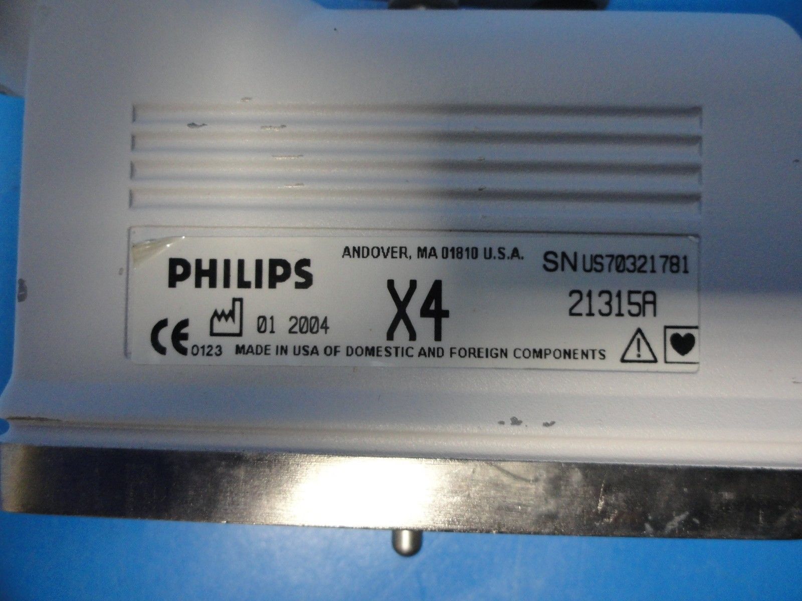 2004 Philips  X4 (21315A) Broadband xMatrix Phased Array Probe SONOS 7500 (8449) DIAGNOSTIC ULTRASOUND MACHINES FOR SALE