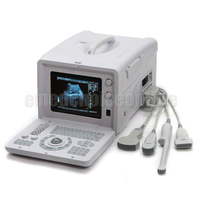 Full Digital Portable Ultrasound Scanner Machine + Linear Probe + 3D Software CE DIAGNOSTIC ULTRASOUND MACHINES FOR SALE