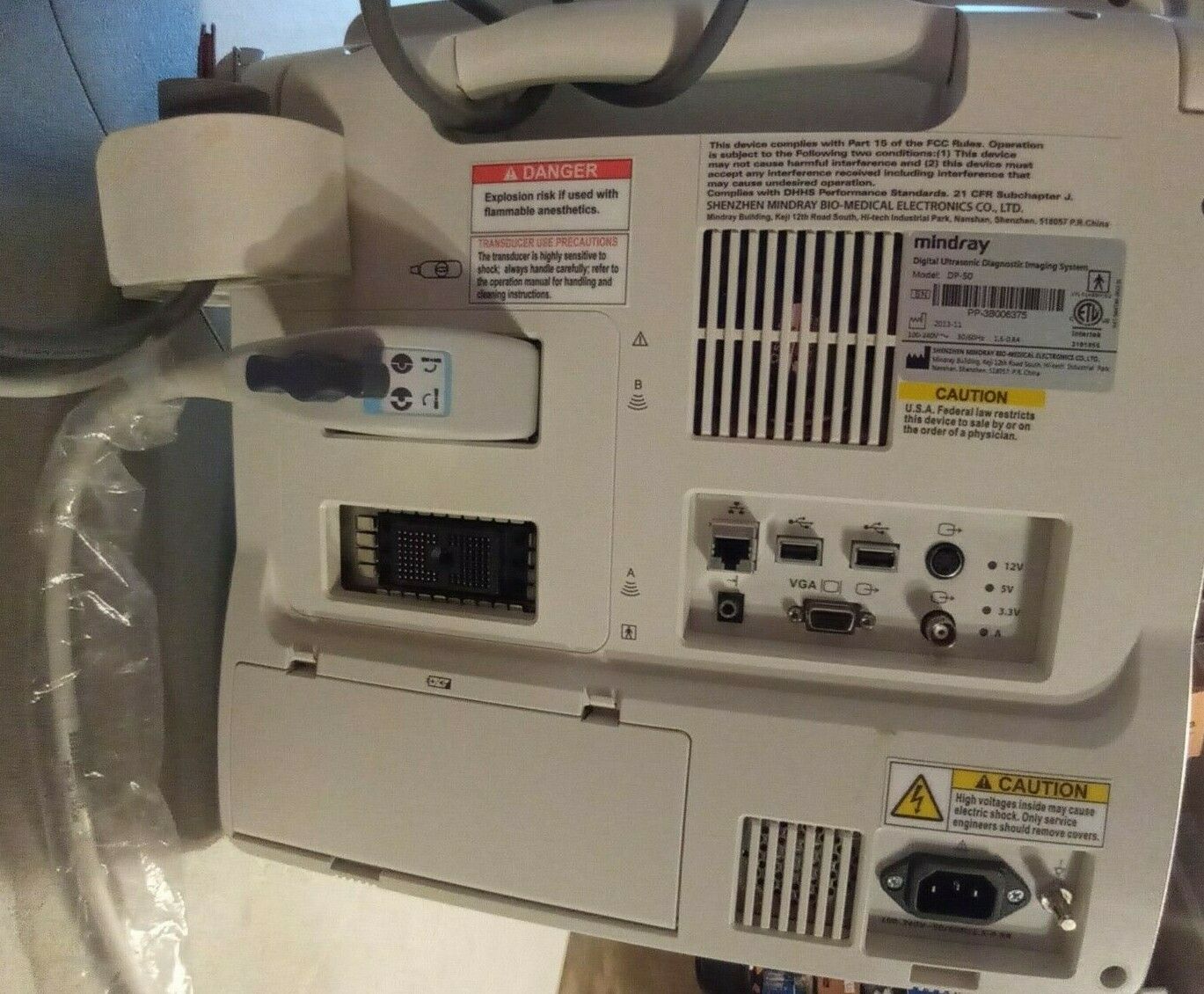 MINDRAY DIGITAL ULTRASOUND DIAGNOSTIC IMAGING SYSTEM,GREAT CONDITION(DP-50)  DIAGNOSTIC ULTRASOUND MACHINES FOR SALE