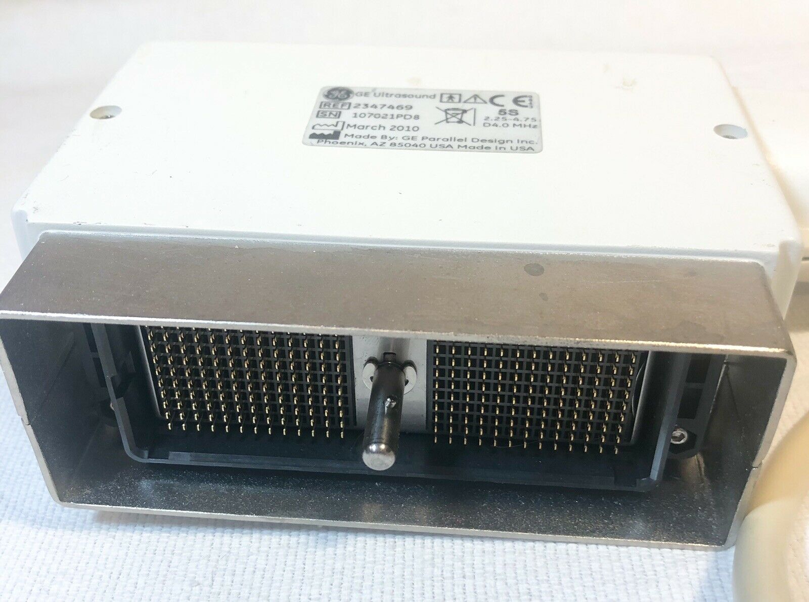 GE Parallel 5S ULTRASOUND PROBE REF. # 2347469 2.25-4.75 Untested DIAGNOSTIC ULTRASOUND MACHINES FOR SALE