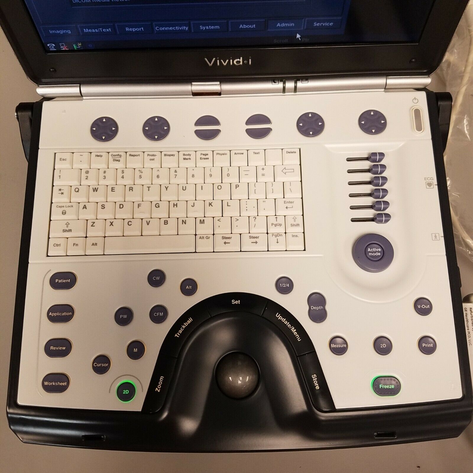 GE Vivid I Portable Ultrasound System DIAGNOSTIC ULTRASOUND MACHINES FOR SALE