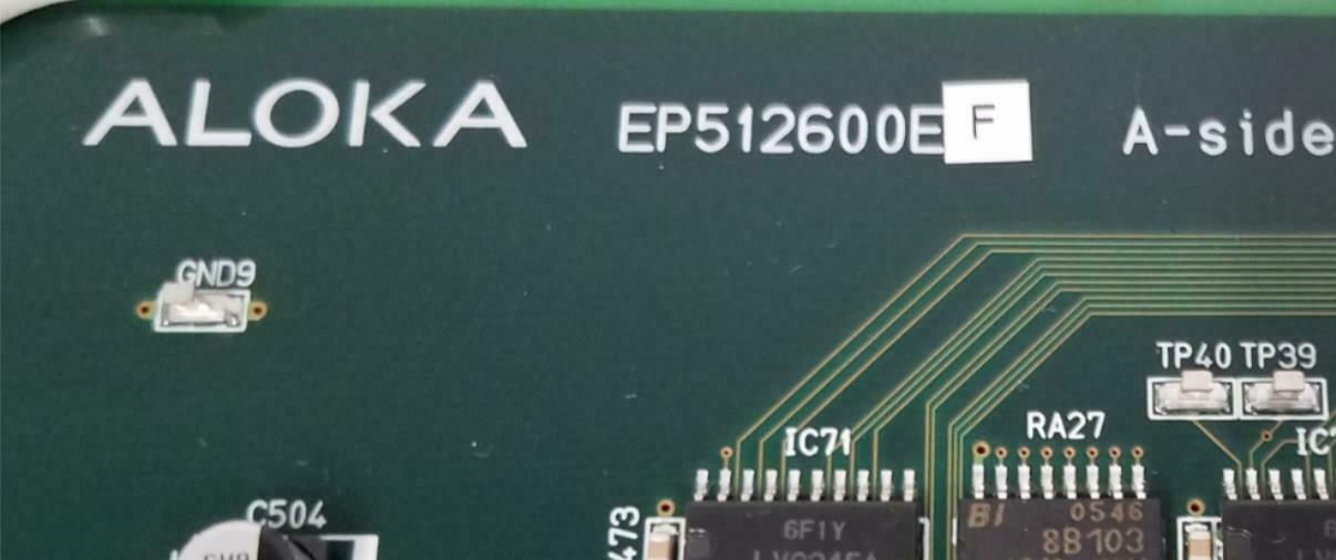 Aloka SSD-a5 Ultrasound PCB Board EP512600EF DIAGNOSTIC ULTRASOUND MACHINES FOR SALE