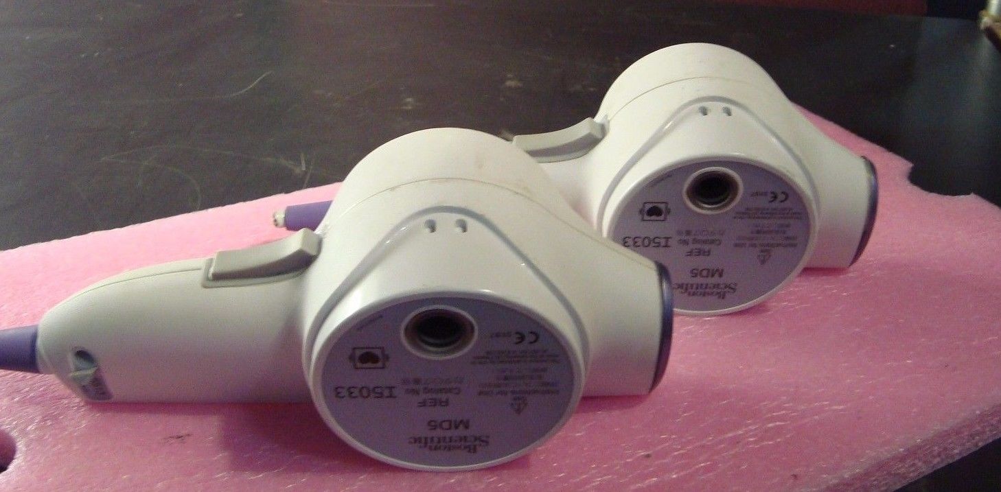 Lot of 2 Boston Scientific Galaxy MD5 I5033 Ultrasound Probes - UNTESTED DIAGNOSTIC ULTRASOUND MACHINES FOR SALE