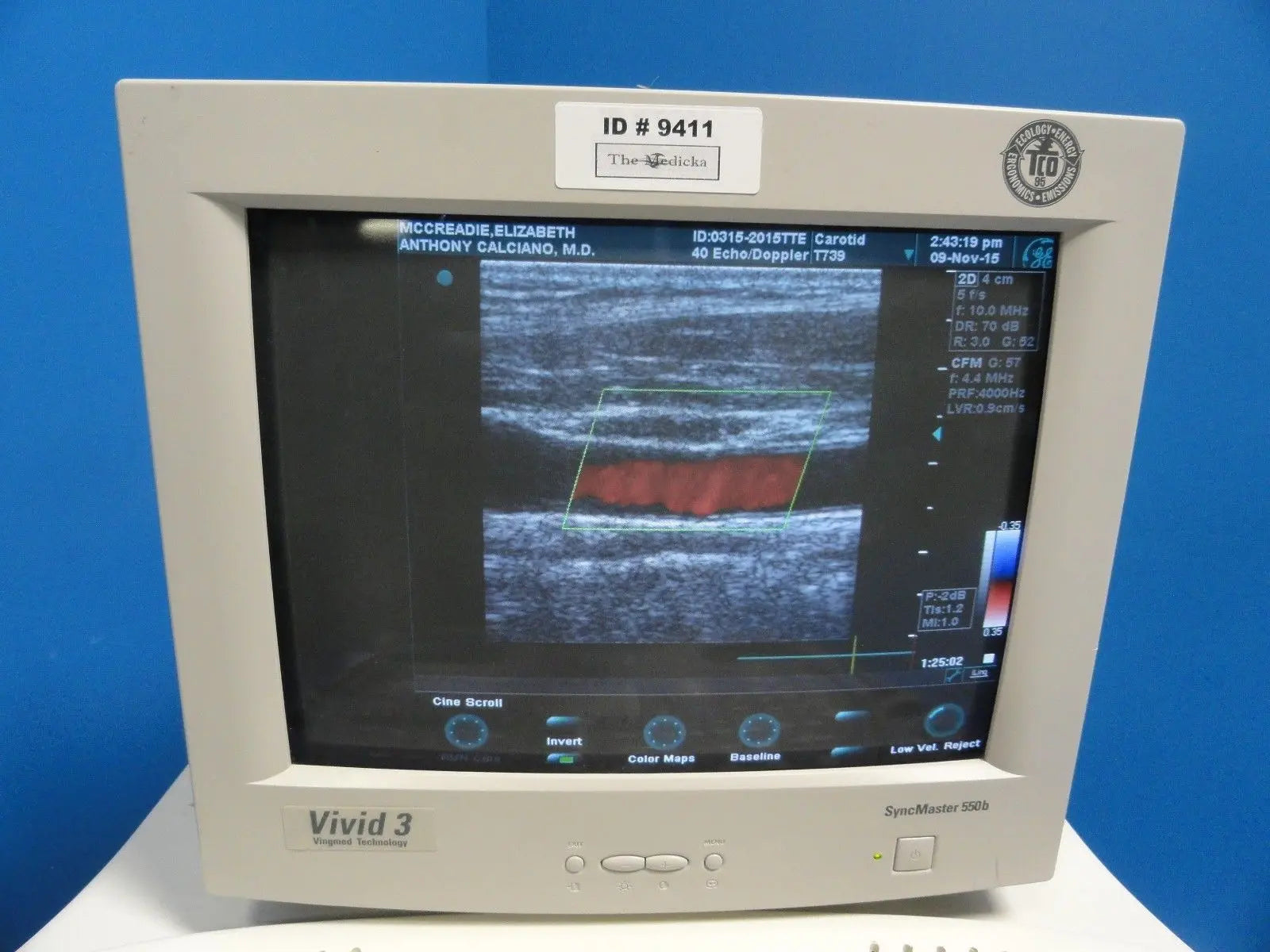 GE T739 P/N 2128151-2 6.7/D5.0 MHz  Linear Array Ultrasound Transducer  (9853) DIAGNOSTIC ULTRASOUND MACHINES FOR SALE