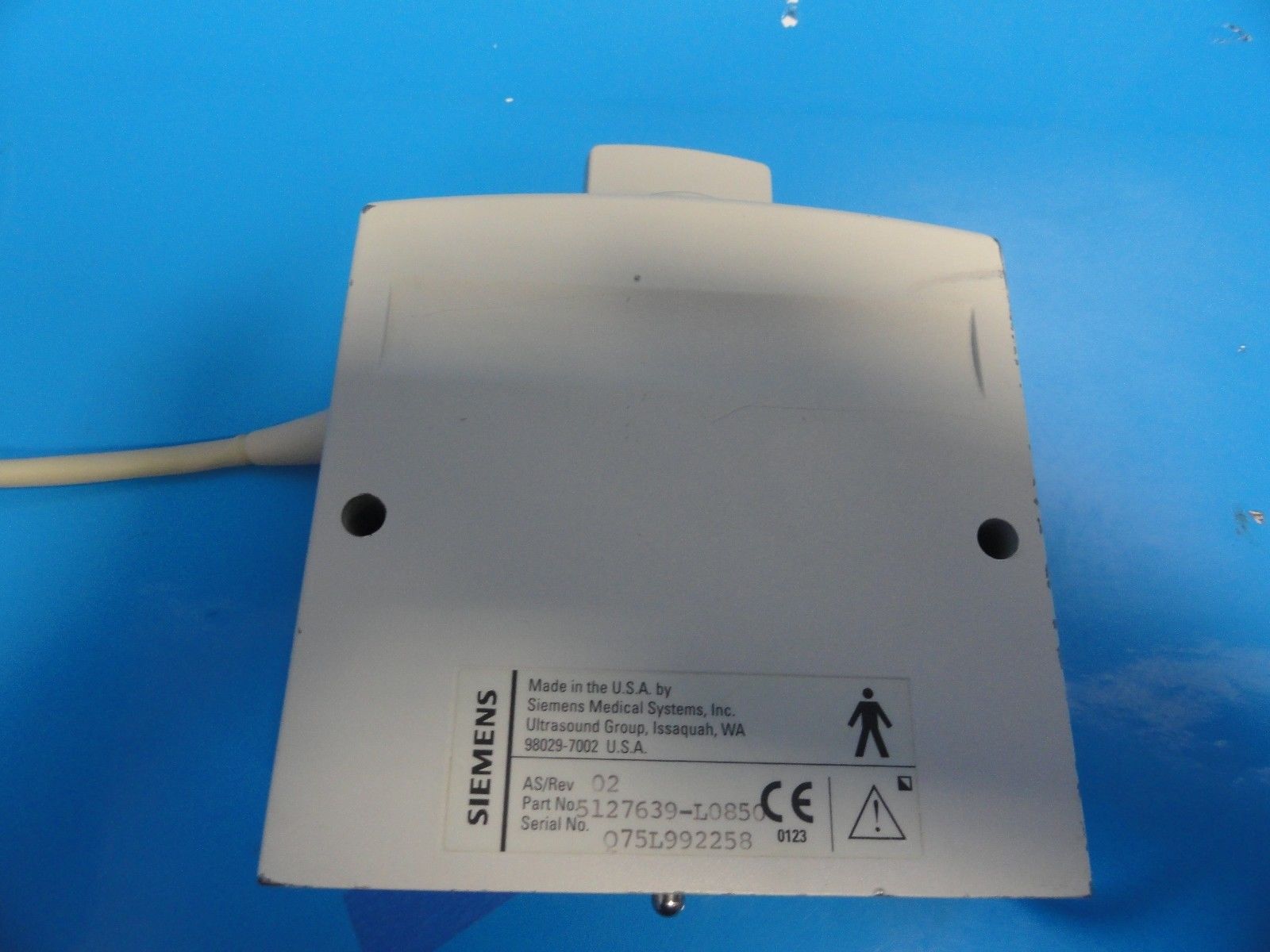 Siemens 7.5PL13 P/N 5127639 Phased Array 7.5 MHz 13 MM Probe for Elegra (10381 ) DIAGNOSTIC ULTRASOUND MACHINES FOR SALE