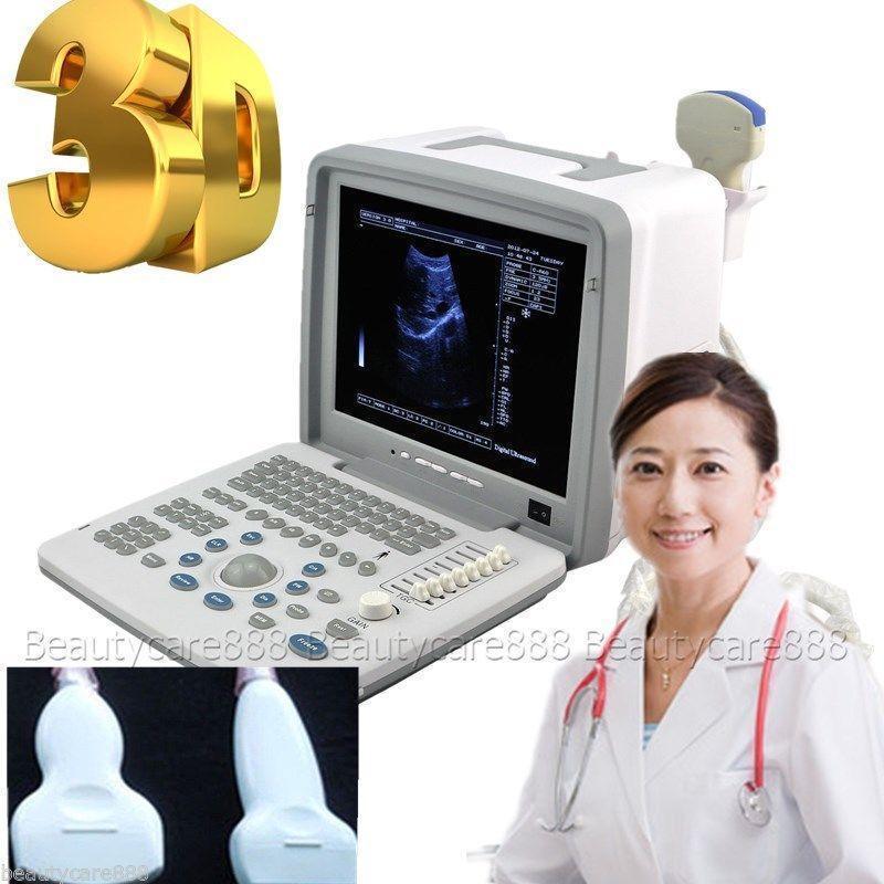 Digital Laptop Portable Ultrasound Scanner+Convex + Linear  2 Probe Free 3D CE 190891404466 DIAGNOSTIC ULTRASOUND MACHINES FOR SALE