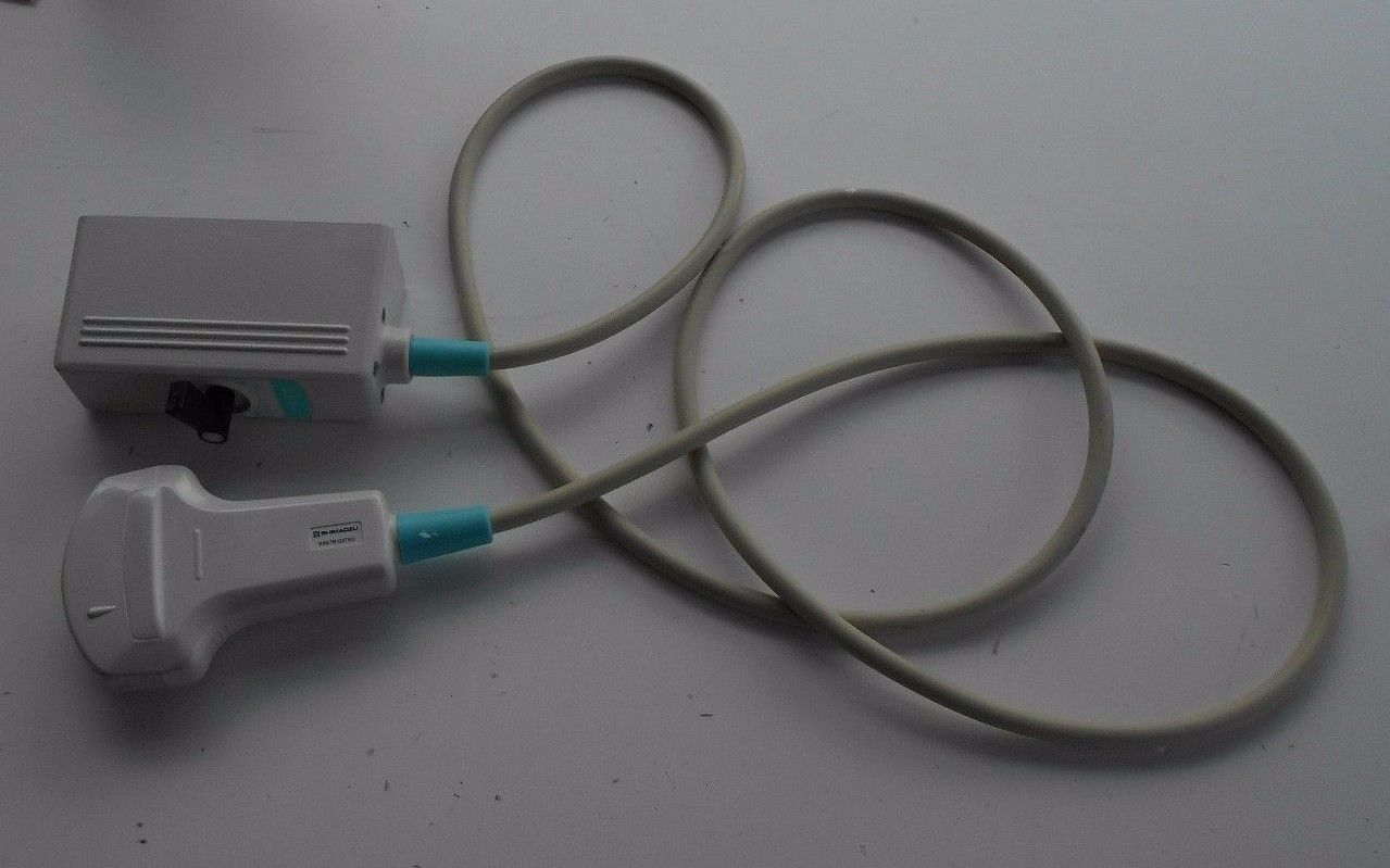 SHIMADZU SDU-350 XL Ultrasound With 2 Probes - Damaged - Turned On* DIAGNOSTIC ULTRASOUND MACHINES FOR SALE