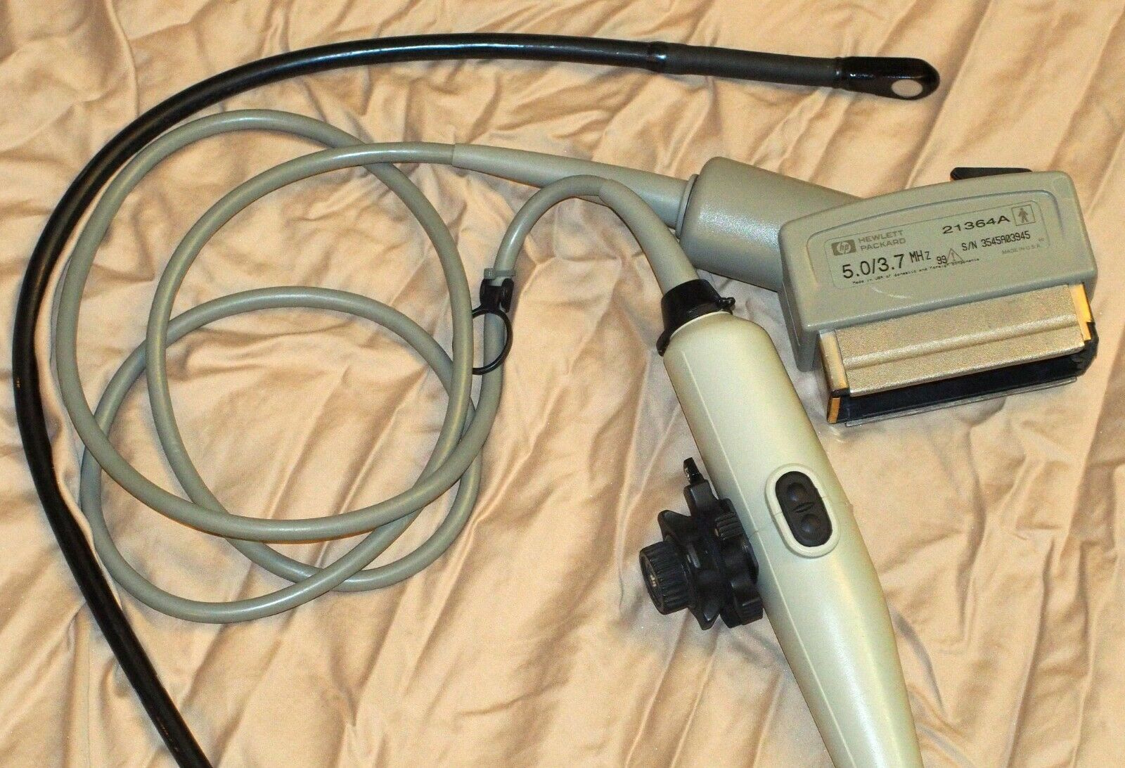 HP #21364A Transesophageal Ultrasound Transducer Probe 5.0/3.7MHz USA DIAGNOSTIC ULTRASOUND MACHINES FOR SALE