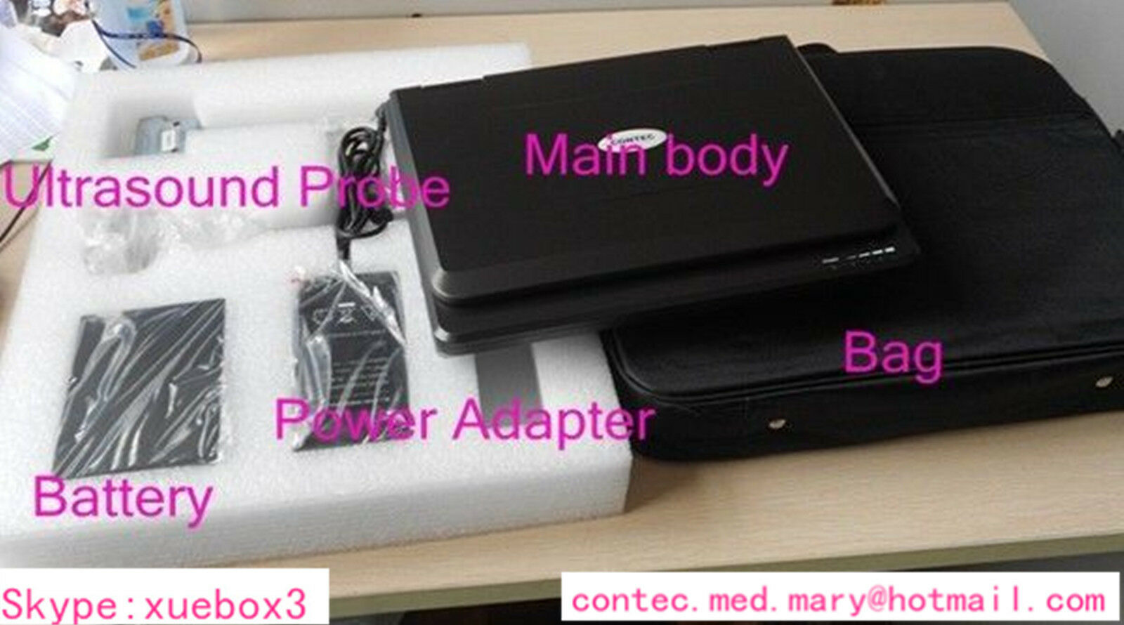 Portable laptop Machine Digital Ultrasound scanner,Convex probe 3.5MHZ US Seller 6945040100362 DIAGNOSTIC ULTRASOUND MACHINES FOR SALE
