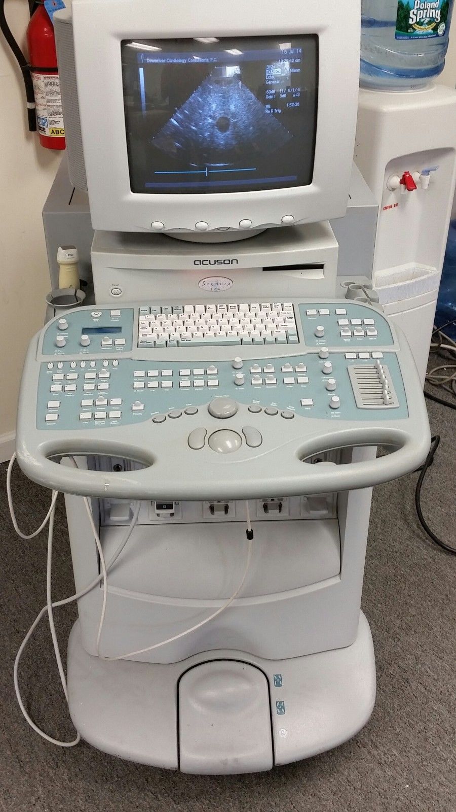 Seimens - Acuson Sequoia C256 Ultrasound System with 3V2c Cardiac Probe DIAGNOSTIC ULTRASOUND MACHINES FOR SALE