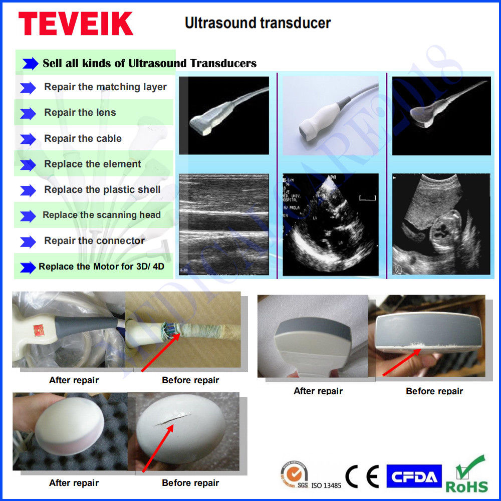 Compatible for PHILIPS / ATL P4-2 Ultrasound Sector Probe / Transducer DIAGNOSTIC ULTRASOUND MACHINES FOR SALE