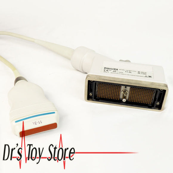 Philips 11-3L Trap Linear 3.0-11.0 MHz Transducer 21356A Ultrasound Probe