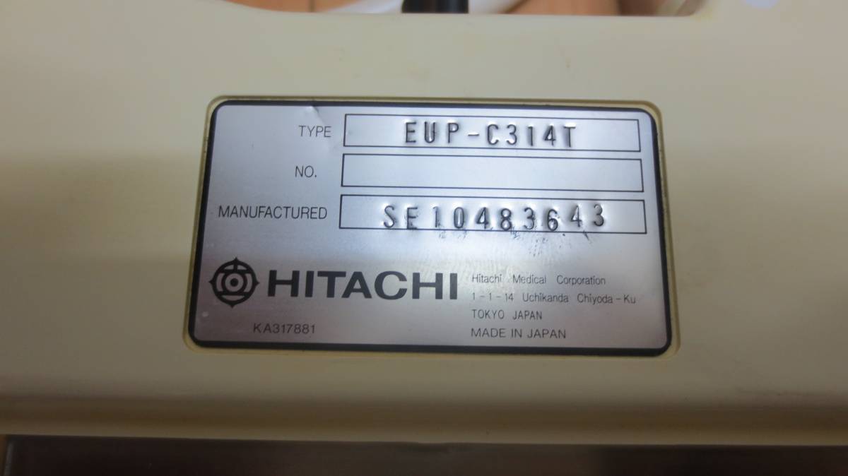 Hitachi EUP-C314T Convex Ultrasound probe EUP-C314 DIAGNOSTIC ULTRASOUND MACHINES FOR SALE