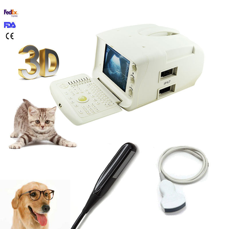 Vet 10.1Inch LCD Ultrasound Scanner System + convex & Rectal probes Veterinary 190891974280 DIAGNOSTIC ULTRASOUND MACHINES FOR SALE