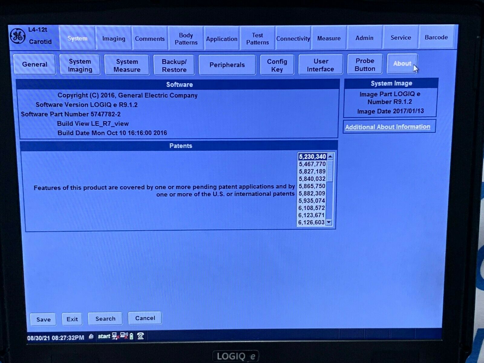 GE LOGIQ E NEXTGEN ULTRASOUND R.9.1.2 WITH 1 PROBE INCLUDED ALL OPTIONS ENABLED DIAGNOSTIC ULTRASOUND MACHINES FOR SALE