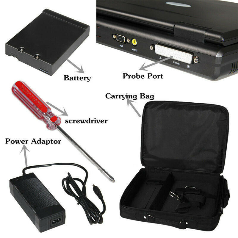 VET Veterinary Animal Laptop Ultrasound Scanner Machine 7.5mhz linear probe+Bag 658126627955 DIAGNOSTIC ULTRASOUND MACHINES FOR SALE