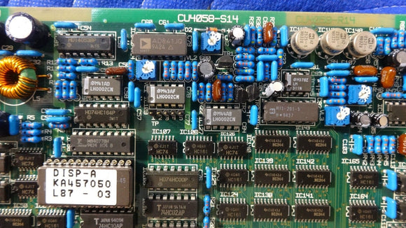 DISP-A  Board for Hitachi EUB 515 Plus Ultrasound System P/N CU4058-S14