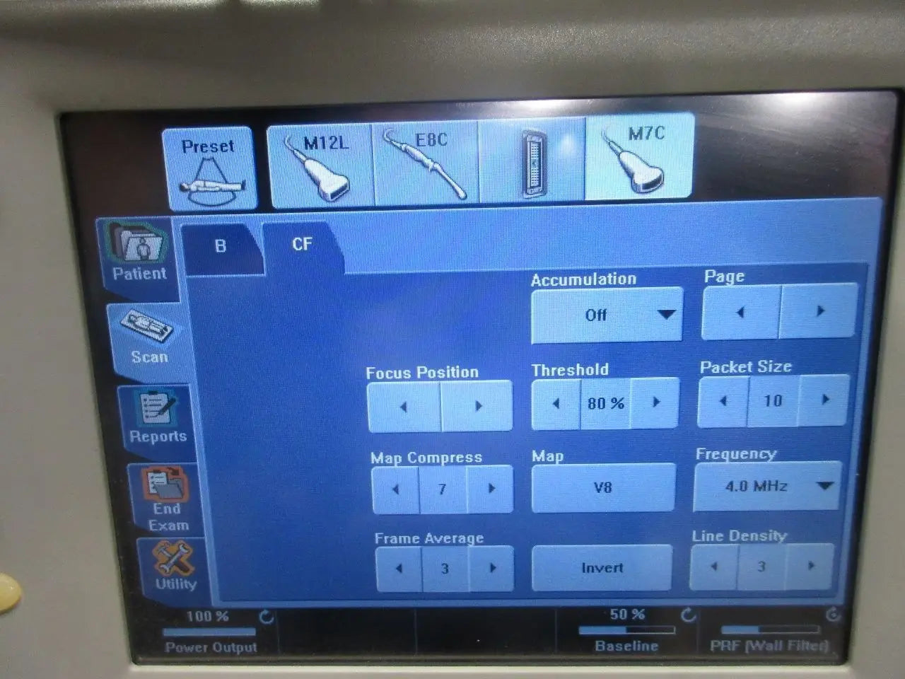 GE Logiq 7  ultrasound LCD with M12L  linear, M7C convex and E8C endovag. DIAGNOSTIC ULTRASOUND MACHINES FOR SALE