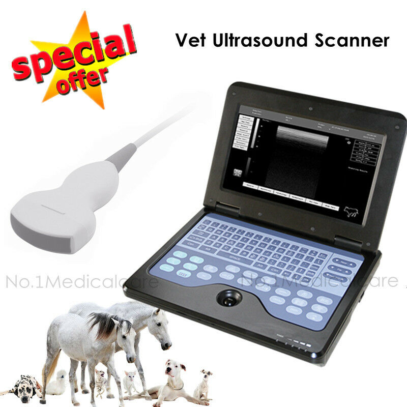 VET Ultrasound Scanner 3.5mhz Convex Probe Laptop Machine Veterinary USA Fedex 658126883672 DIAGNOSTIC ULTRASOUND MACHINES FOR SALE