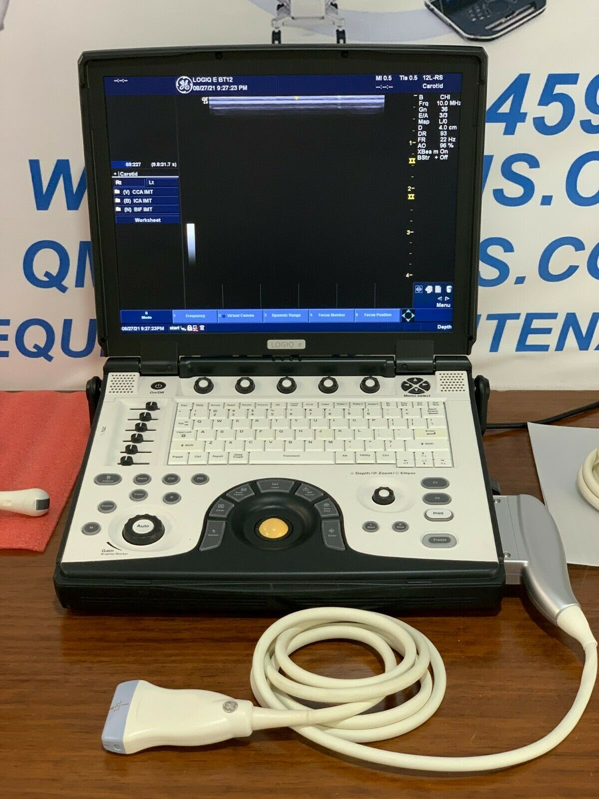 GE LOGIQ E BT12 ULTRASOUND WITH 3 TRANSDUCERS INCLUDED DIAGNOSTIC ULTRASOUND MACHINES FOR SALE
