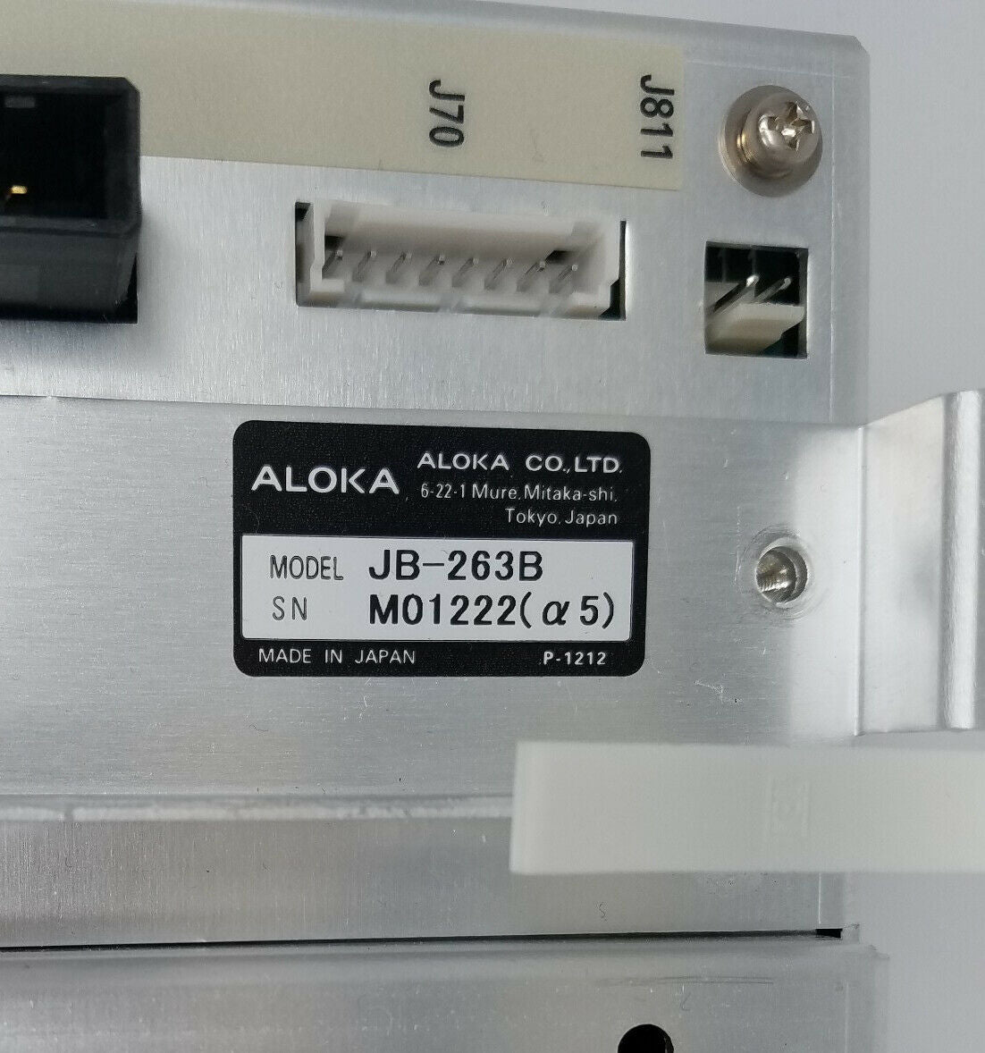 Aloka SSD-5 Ultrasound JB-263B Assy