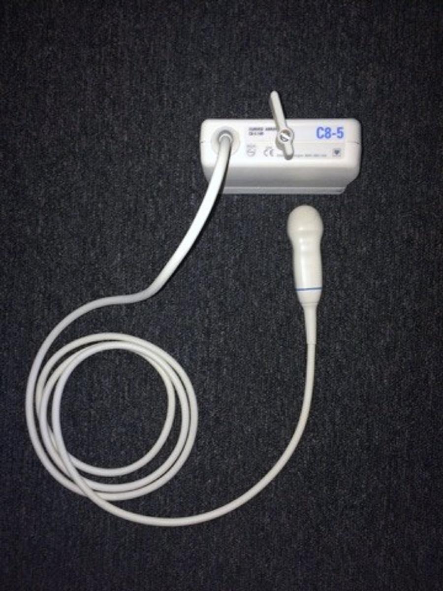 an electronic device with a cord attached to it