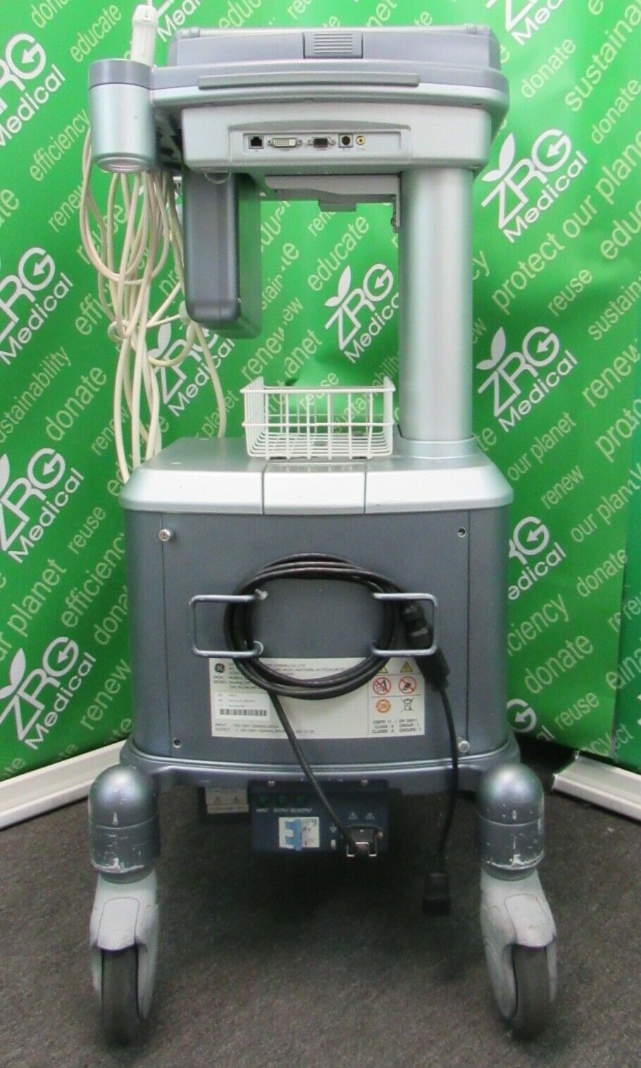 GE Logiq E Portable Ultrasound + 3 Probes (3S-RS, 4C-RS &12L-RS), Cart DIAGNOSTIC ULTRASOUND MACHINES FOR SALE