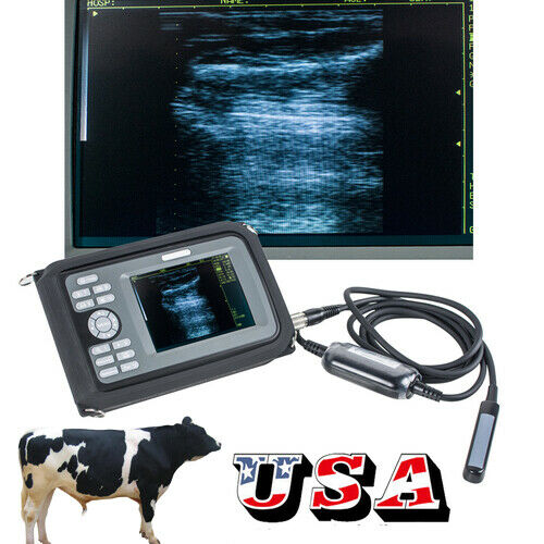Portable Handheld Veterinary Animal Pregnancy Ultrasound Scanner Machine +Probe DIAGNOSTIC ULTRASOUND MACHINES FOR SALE