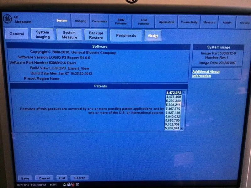 GE Logiq P3 Expert Ultrasound System R1.0.5 DIAGNOSTIC ULTRASOUND MACHINES FOR SALE