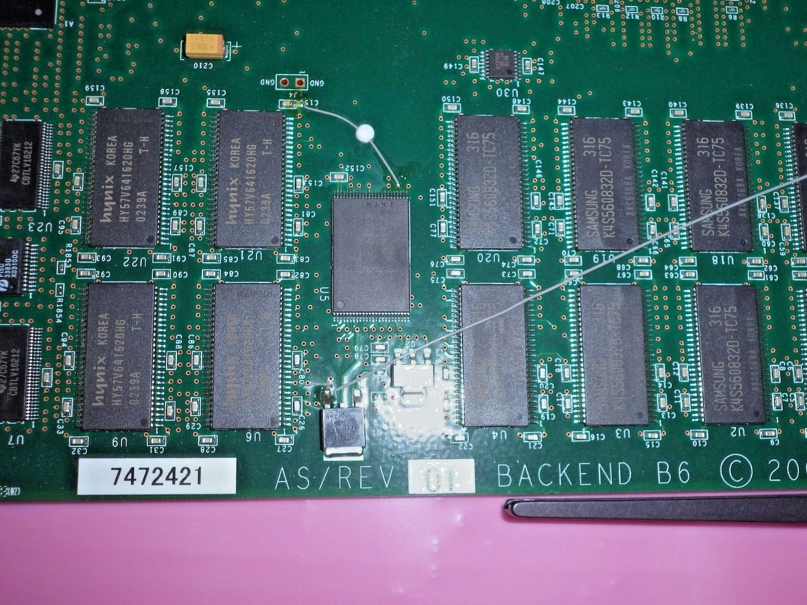 Siemens Antares Ultrasound Backend B6 Board (PN: 07472421) DIAGNOSTIC ULTRASOUND MACHINES FOR SALE