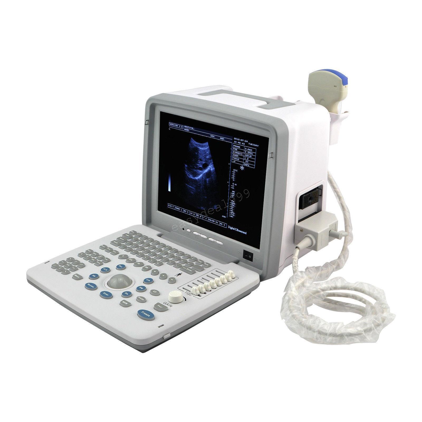Full Digital Portable Ultrasound Scanner Machine Convex Transvaginal 2 Probes 3D 190891678171 DIAGNOSTIC ULTRASOUND MACHINES FOR SALE