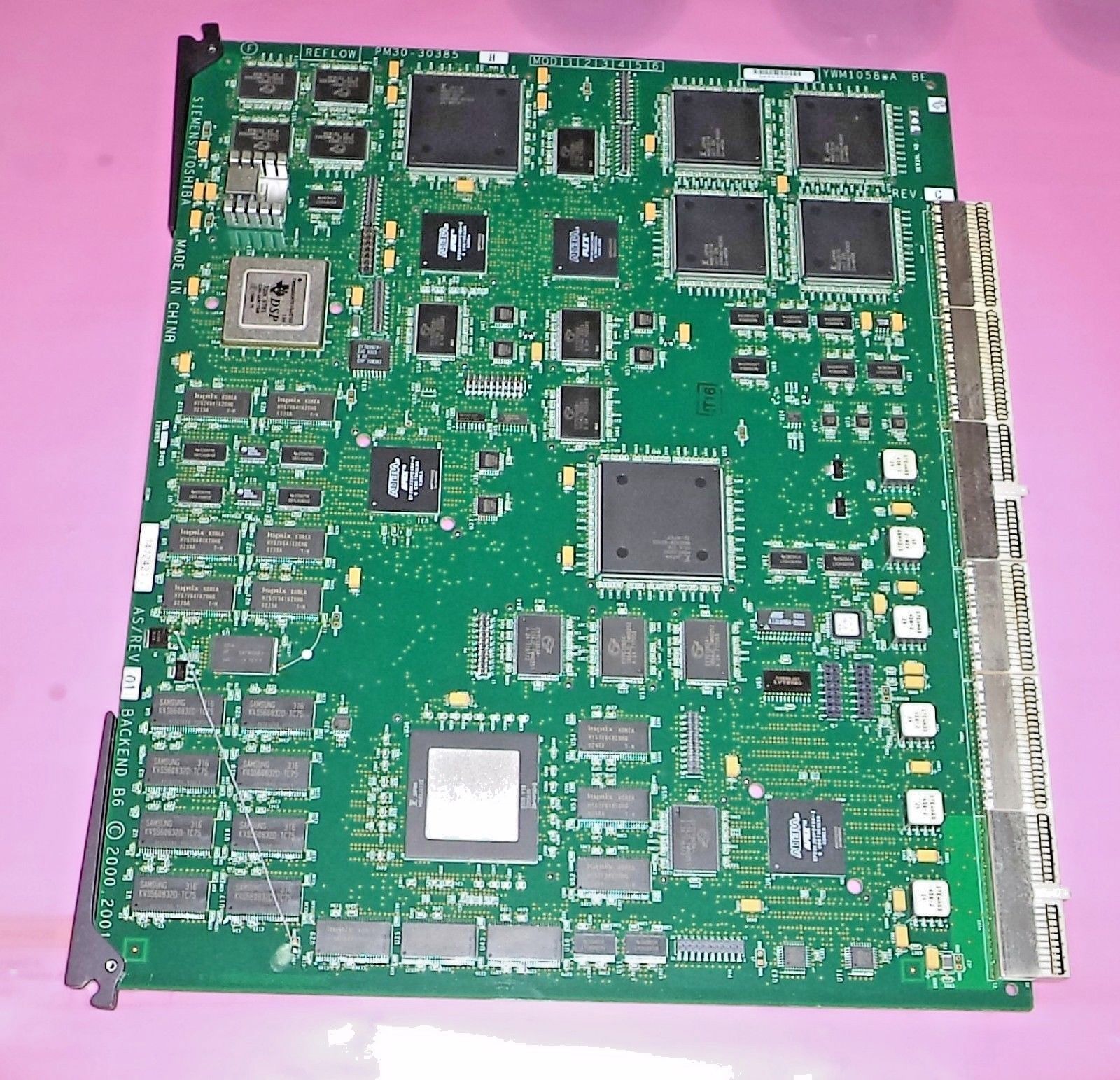 Siemens Antares Ultrasound Backend B6 Board (PN: 07472421) DIAGNOSTIC ULTRASOUND MACHINES FOR SALE