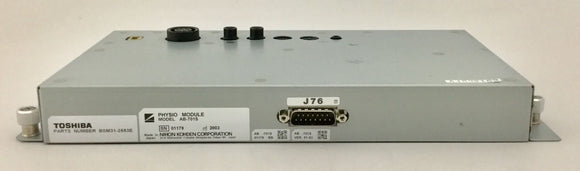 Toshiba SSA-770A Ultrasound BSM31-2553E Physio Module