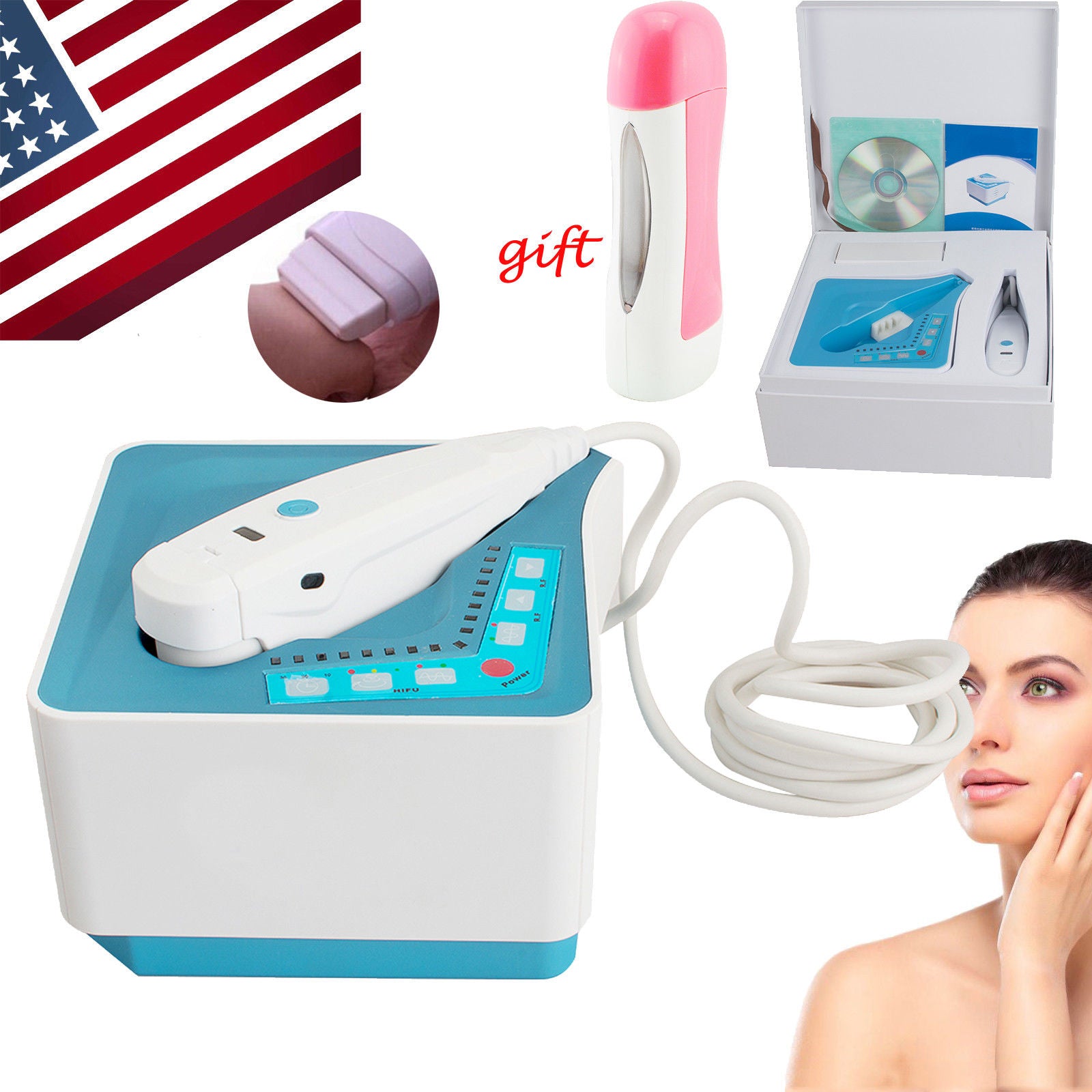 High Intensity Focused Ultrasound Ultrasonic Hifu RF Device Wrinkle reduce kit 190891943224 DIAGNOSTIC ULTRASOUND MACHINES FOR SALE