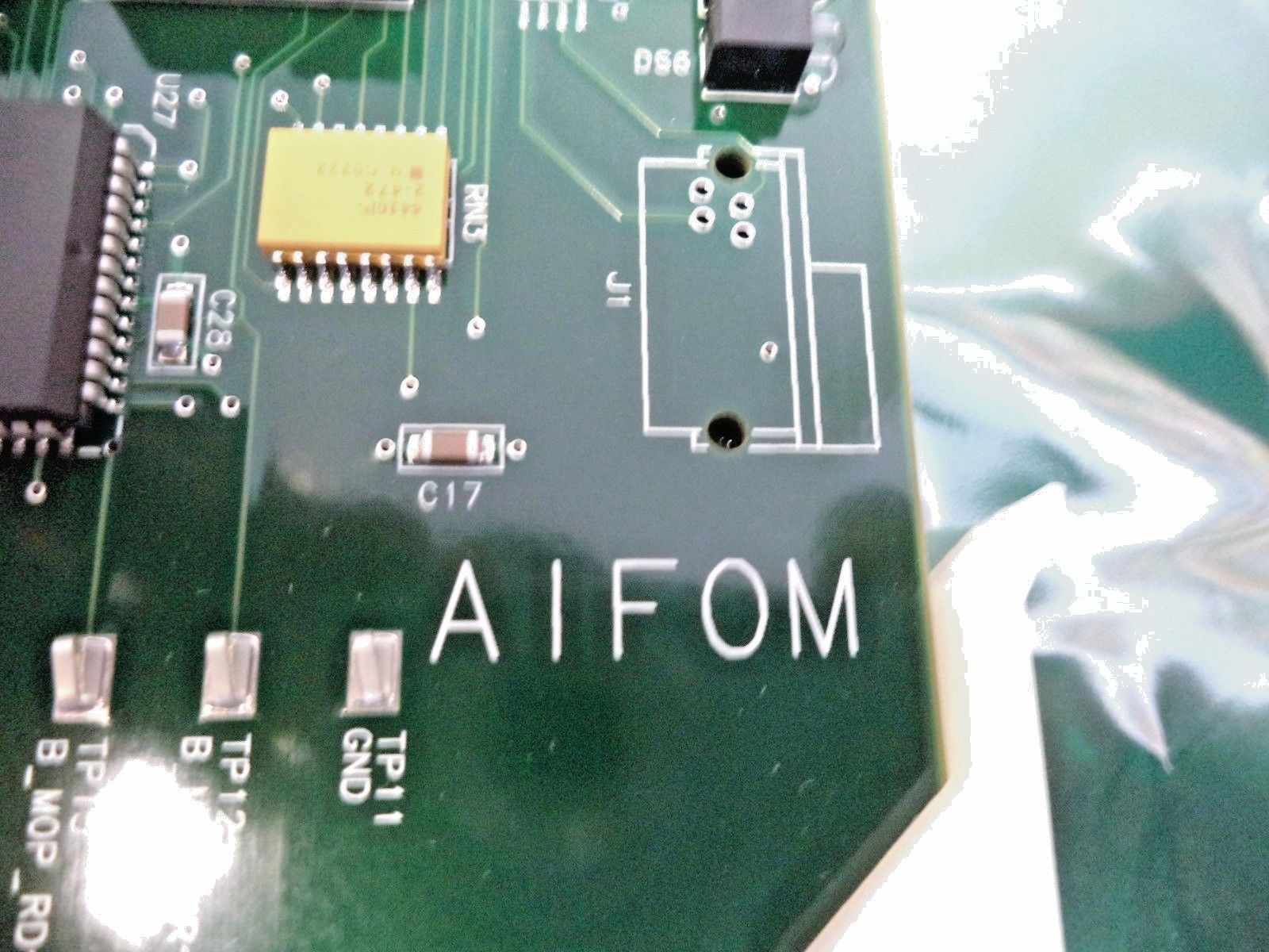closeup of Philips ATL HDI 5000 Ultrasound AIFOM Module Board 