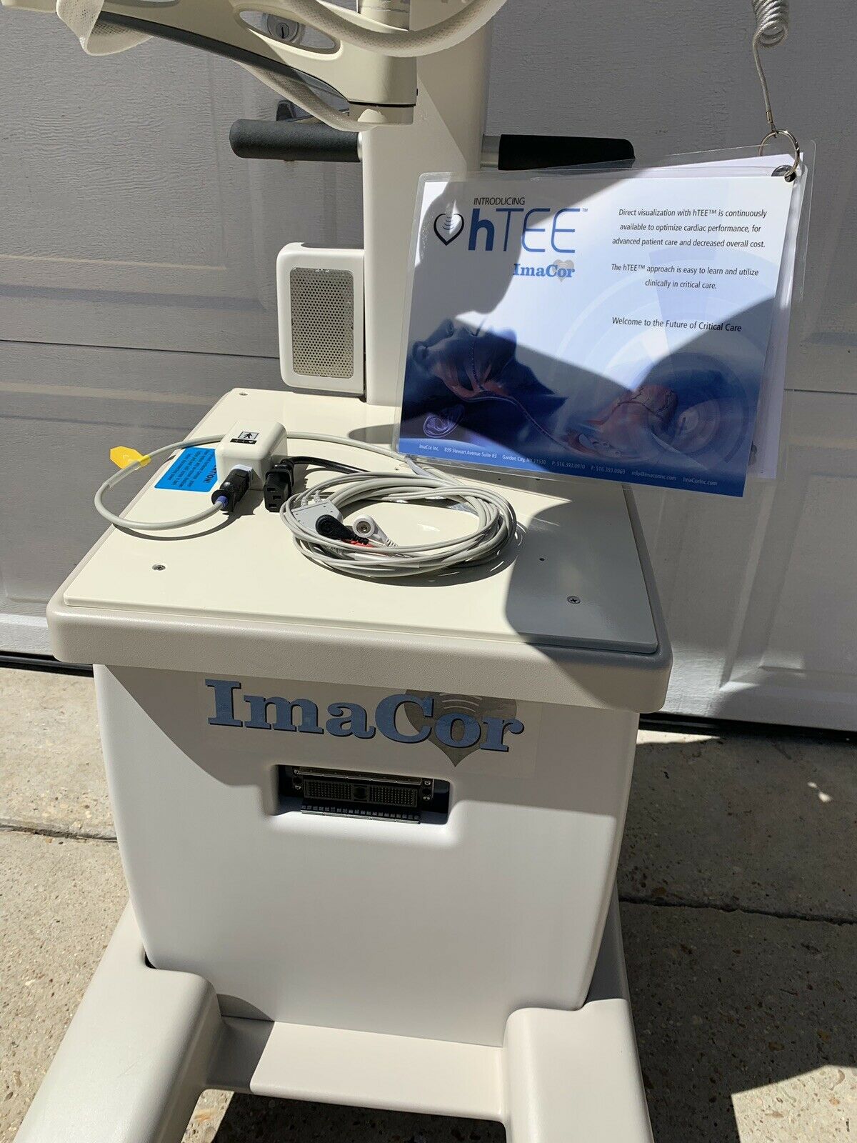 ImaCor Hemodynamic Ultrasound Machine Zura-1000 System w/ hTEE Software DIAGNOSTIC ULTRASOUND MACHINES FOR SALE