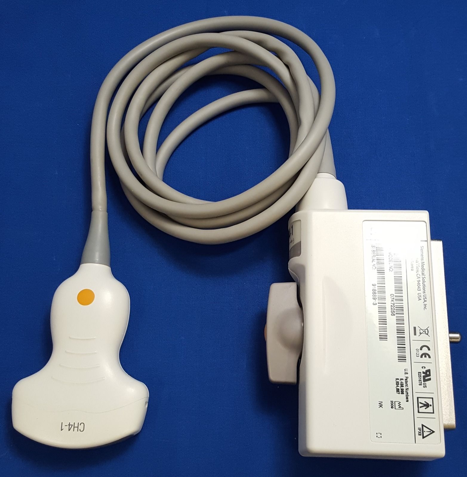 Siemens Ultrasound Transducer Probe CH4-1 - Parts Only DIAGNOSTIC ULTRASOUND MACHINES FOR SALE