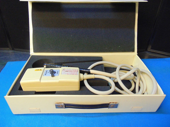 Aloka UST-5813-5 Ultrasound Probe 5 MHz Carry Case Included RH244