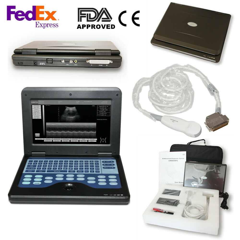 Portable Ultrasound Machine Laptop Diagnostic Ultrasound Scanner Cardiac Convex DIAGNOSTIC ULTRASOUND MACHINES FOR SALE