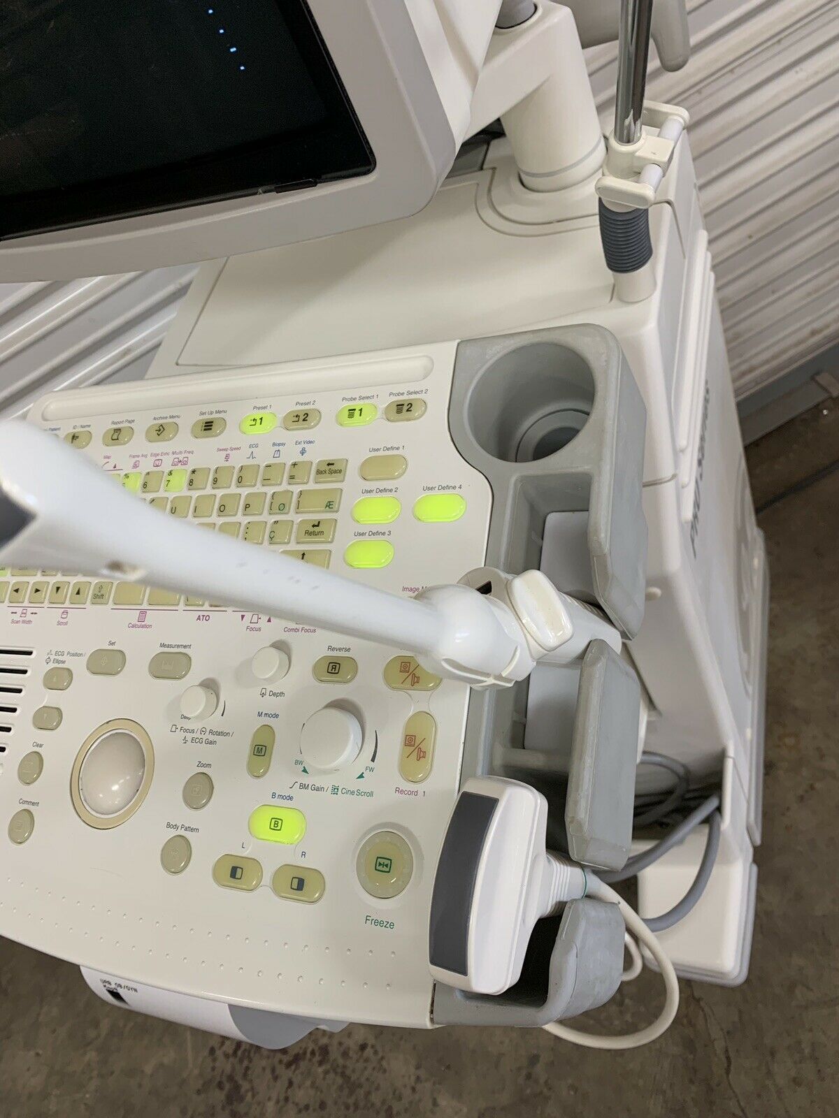 GE Pro Series Ultrasound Machine 2270969 w/ MTZ & 3Cb Probes Transducers DIAGNOSTIC ULTRASOUND MACHINES FOR SALE