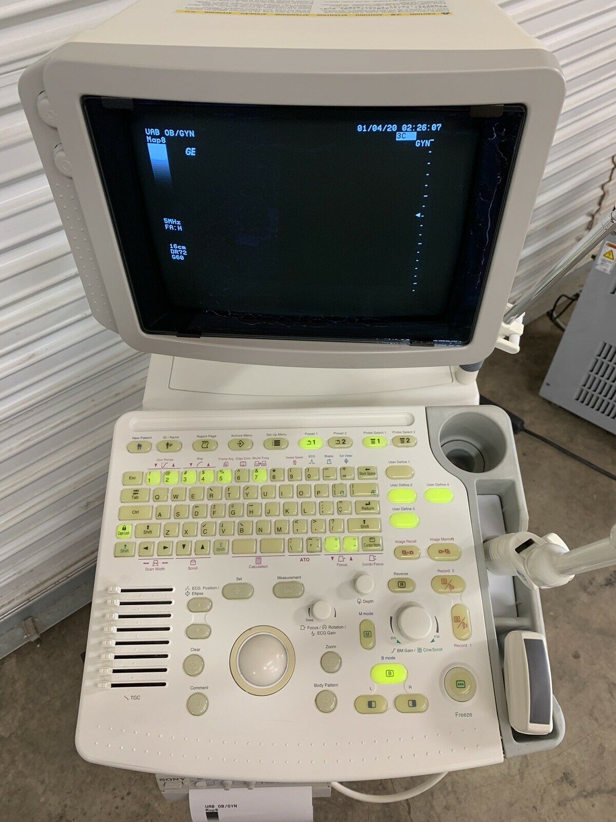 GE Pro Series Ultrasound Machine 2270969 w/ MTZ & 3Cb Probes Transducers DIAGNOSTIC ULTRASOUND MACHINES FOR SALE