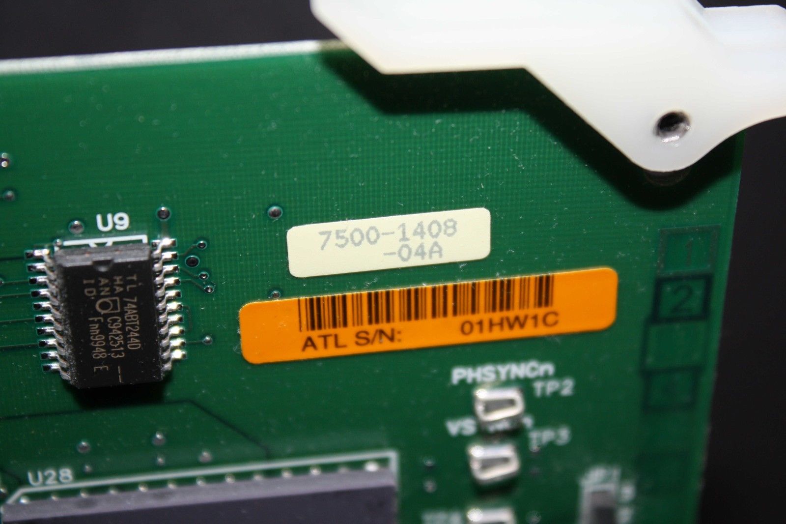 green motherboard medical closeup
