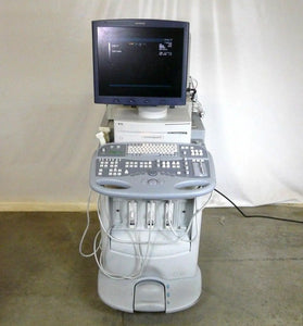 Siemens Acuson Sequoia 512 Ultrasound System w/ 3 Transducer 15L8 15L8w 8V5