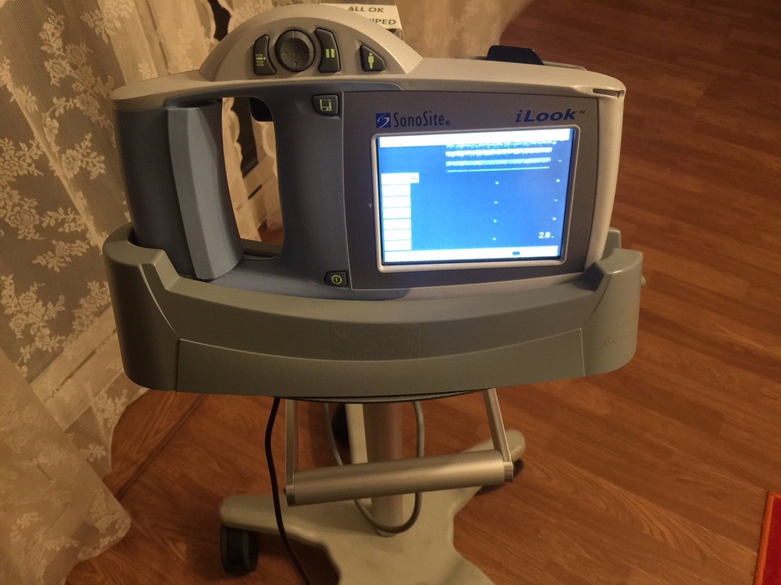 Ultrasound Sonosite iLook 25 with Linear Probe and Stand DOM2004 DIAGNOSTIC ULTRASOUND MACHINES FOR SALE