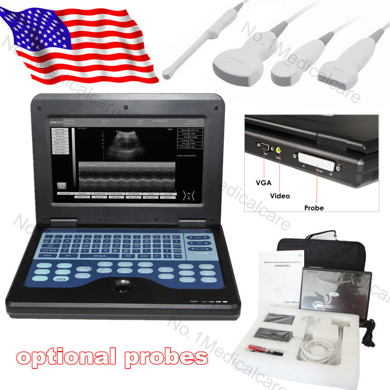 Portable laptop machine digital ultrasound scanner+probe for human,USA Warehouse DIAGNOSTIC ULTRASOUND MACHINES FOR SALE