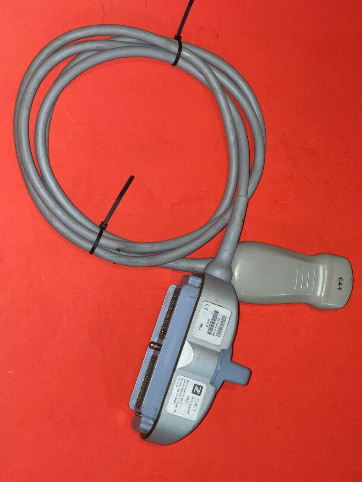 ZONARE C4-1 TRANSDUCER Ultrasound Probe Convex Probe IPX7 86333-R DIAGNOSTIC ULTRASOUND MACHINES FOR SALE