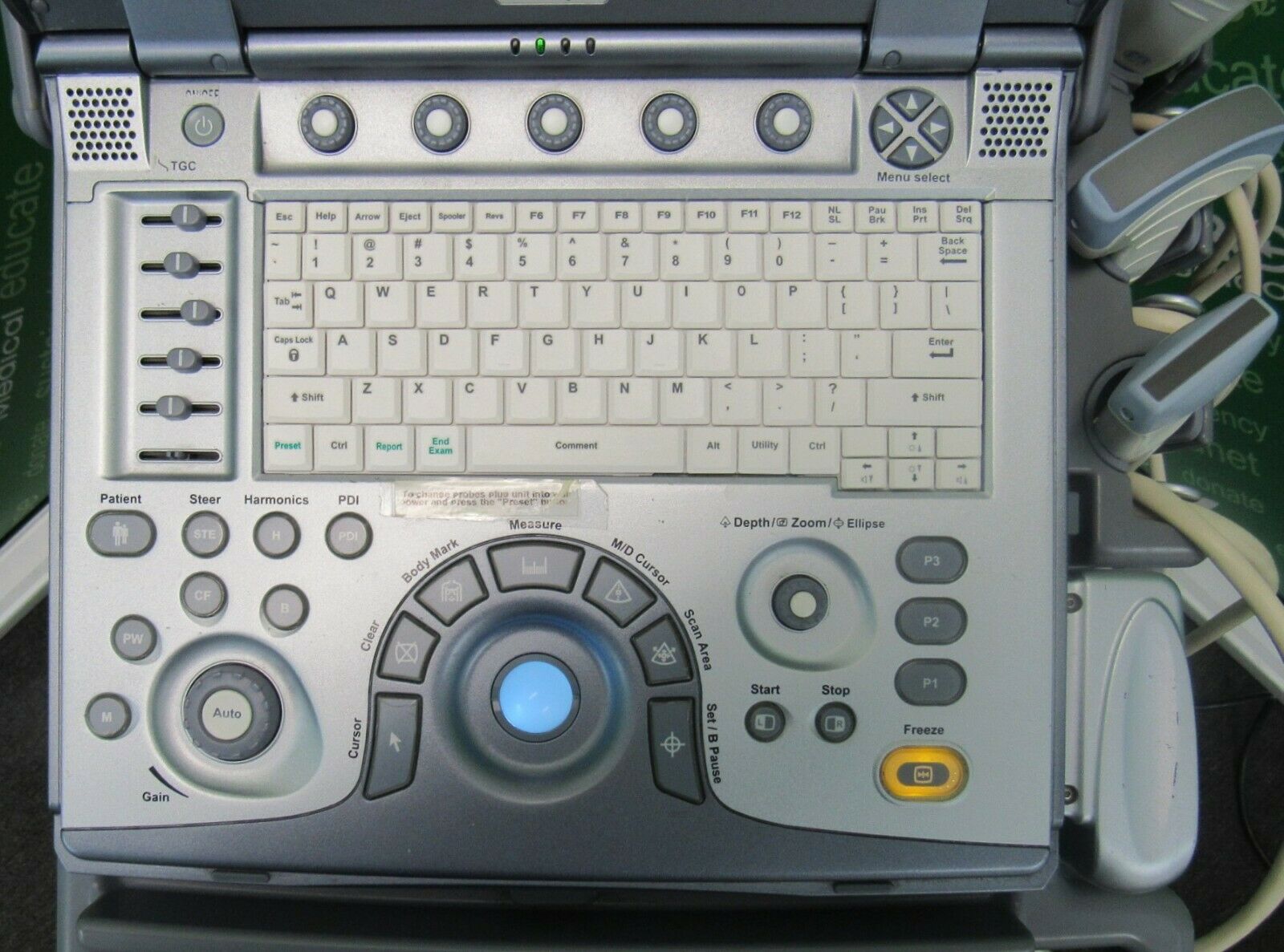 GE Logiq E Portable Ultrasound + 3 Probes (3S-RS, 4C-RS &12L-RS), Cart DIAGNOSTIC ULTRASOUND MACHINES FOR SALE